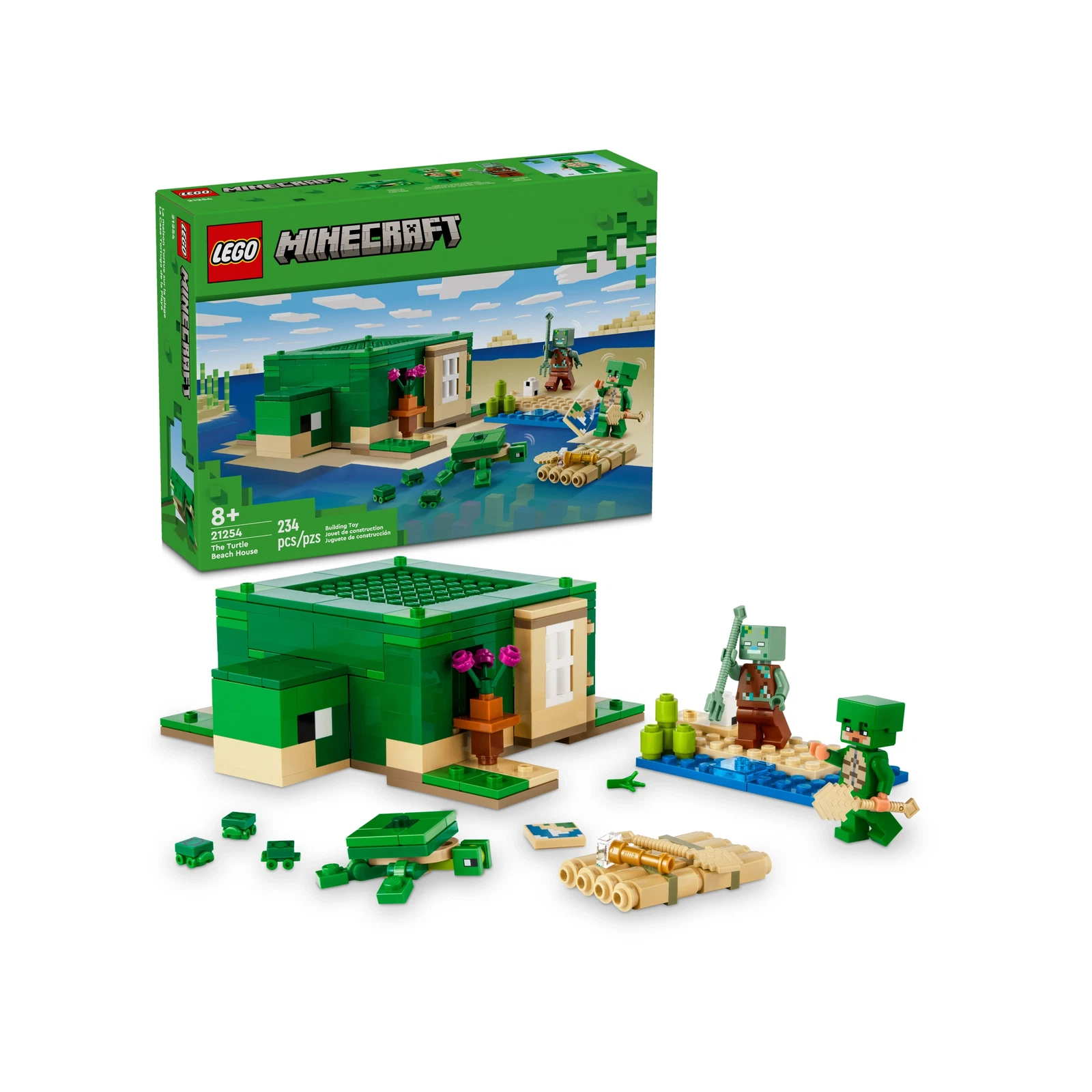 LEGO® Minecraft® Het schildpadstrandhuis 21254 (1/10) LEGO® Minecraft® Het schildpadstrandhuis 21254 (1/10)