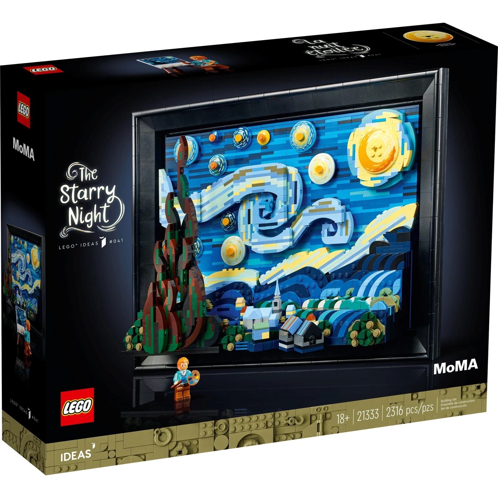 MEDICOM TOY - 3体セット Vincent van Gogh The Starry Night MoMA Design Store MEDICOM TOY Starry Night BE@RBRICK | Hypebeast
