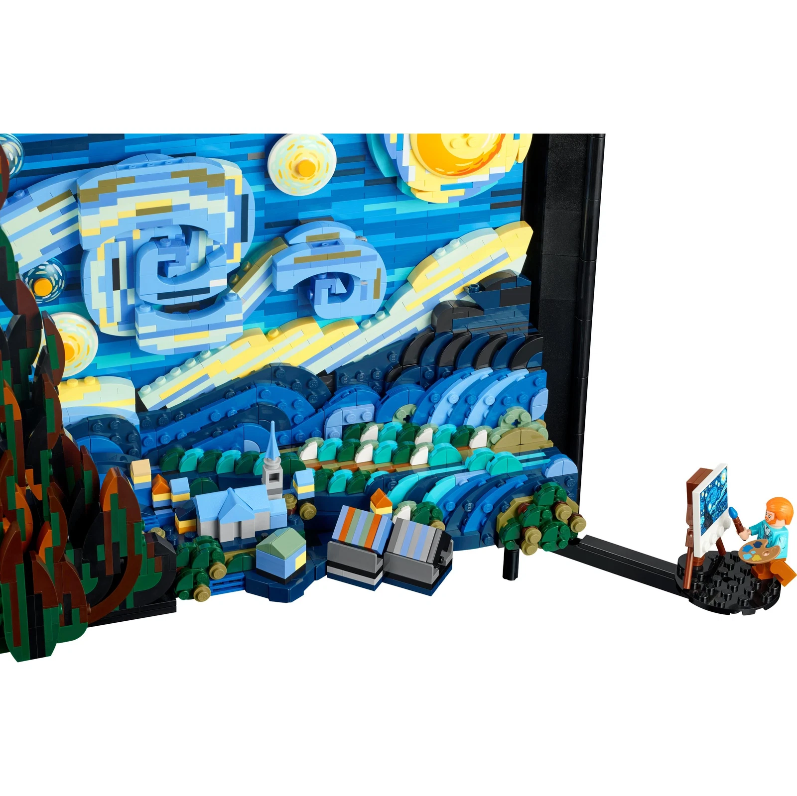 MEDICOM TOY - 3体セット Vincent van Gogh The Starry Night MOC Art Idea Starry Night Building Blocks Set