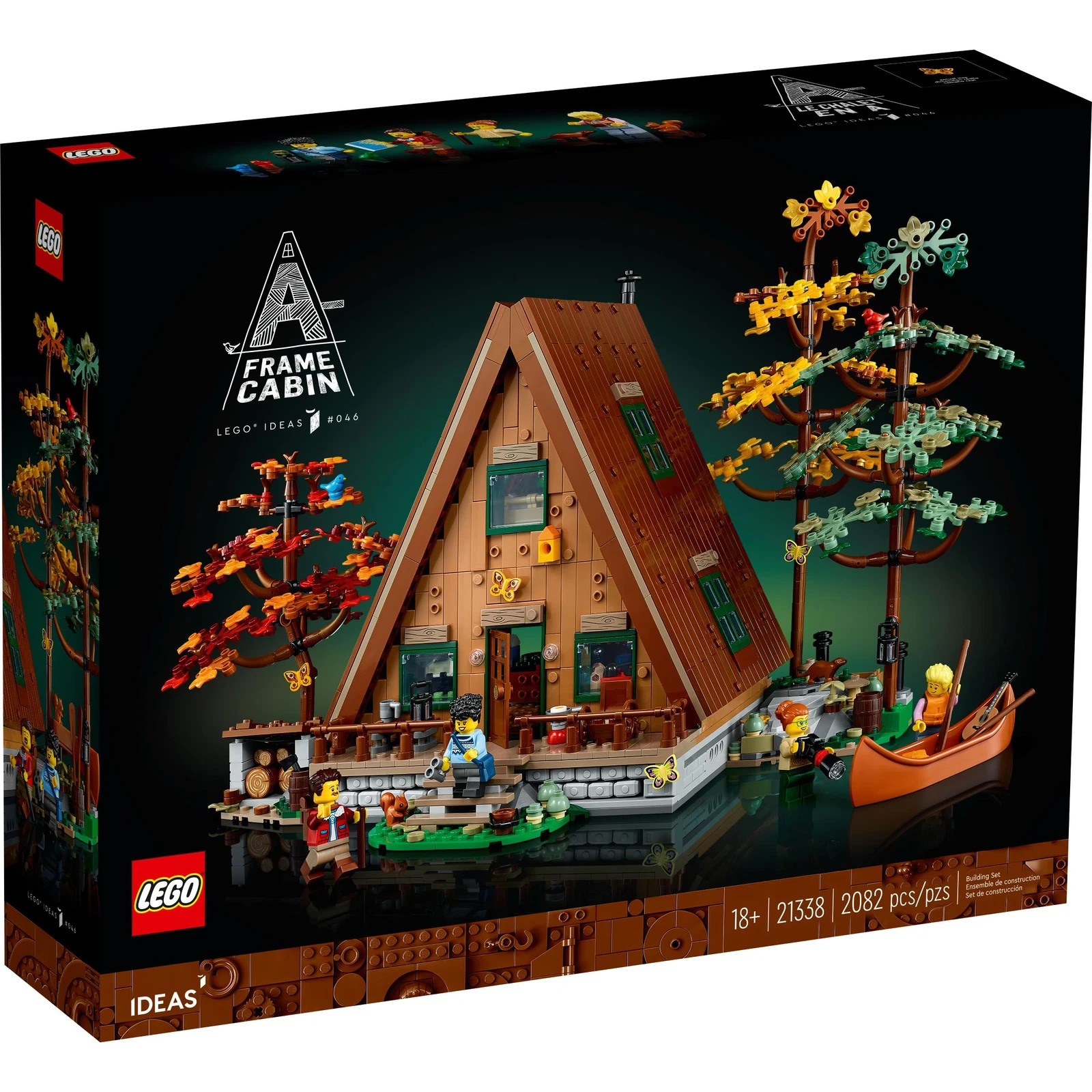 LEGO® Ideas A-Frame Cabin 21338 (1/17) LEGO® Ideas A-Frame Cabin 21338 (1/17)
