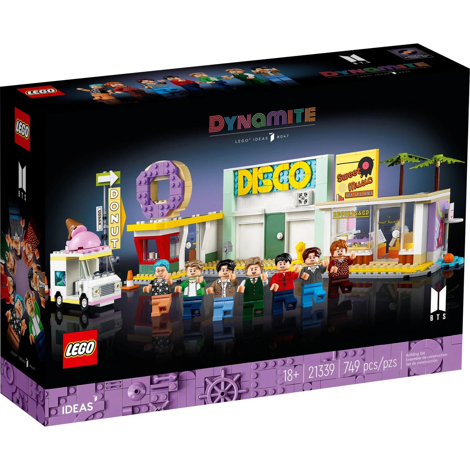レゴ アイデア BTS Dynamite 21339 || Amazon.com: LEGO Ideas BTS Dynamite 21339 Model Kit for