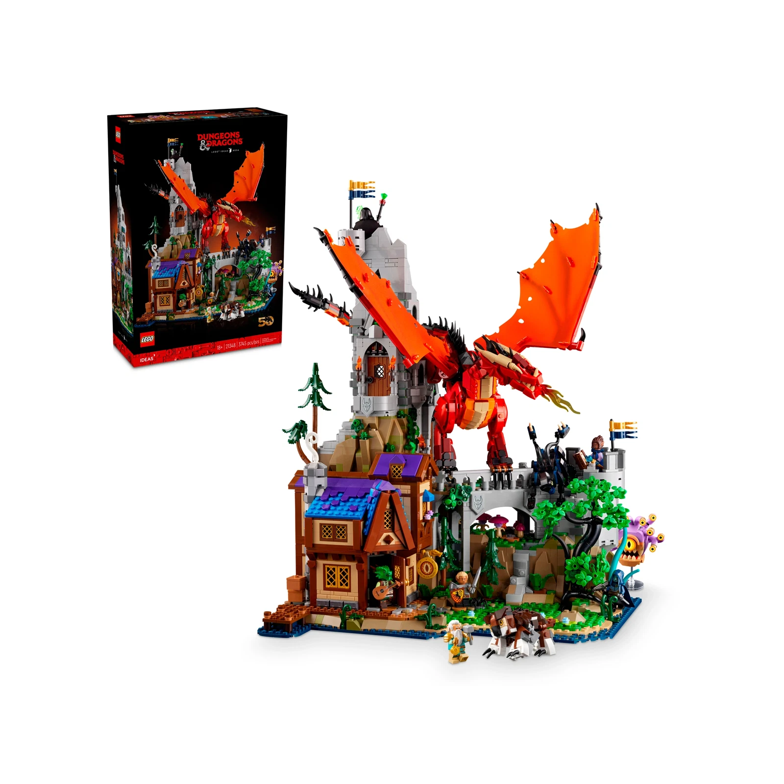 LEGO® Dungeons & Dragons: l'histoire du dragon rouge 21348