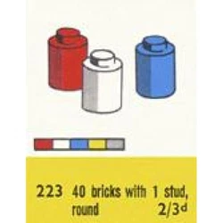 1 x 1 Round Bricks 223