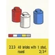 1 x 1 Round Bricks 223 thumbnail-0