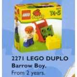 LEGO® DUPLO Boy with Barrow 2271 (1/1)
