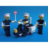 LEGO® Building Set with People Police Officers and Motorcycle 256 (1/1)