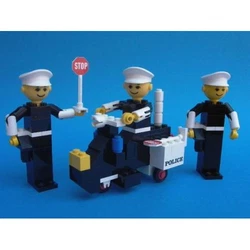 Police Officers and Motorcycle 256