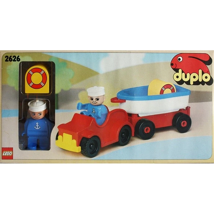 LEGO® DUPLO Car and Boat Vacation Trailer 2626 (1/1) LEGO® DUPLO Car and Boat Vacation Trailer 2626 (1/1)