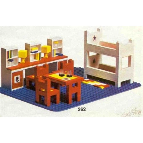 LEGO® Homemaker Complete Children's Room Set 262 (1/1) LEGO® Homemaker Complete Children's Room Set 262 (1/1)