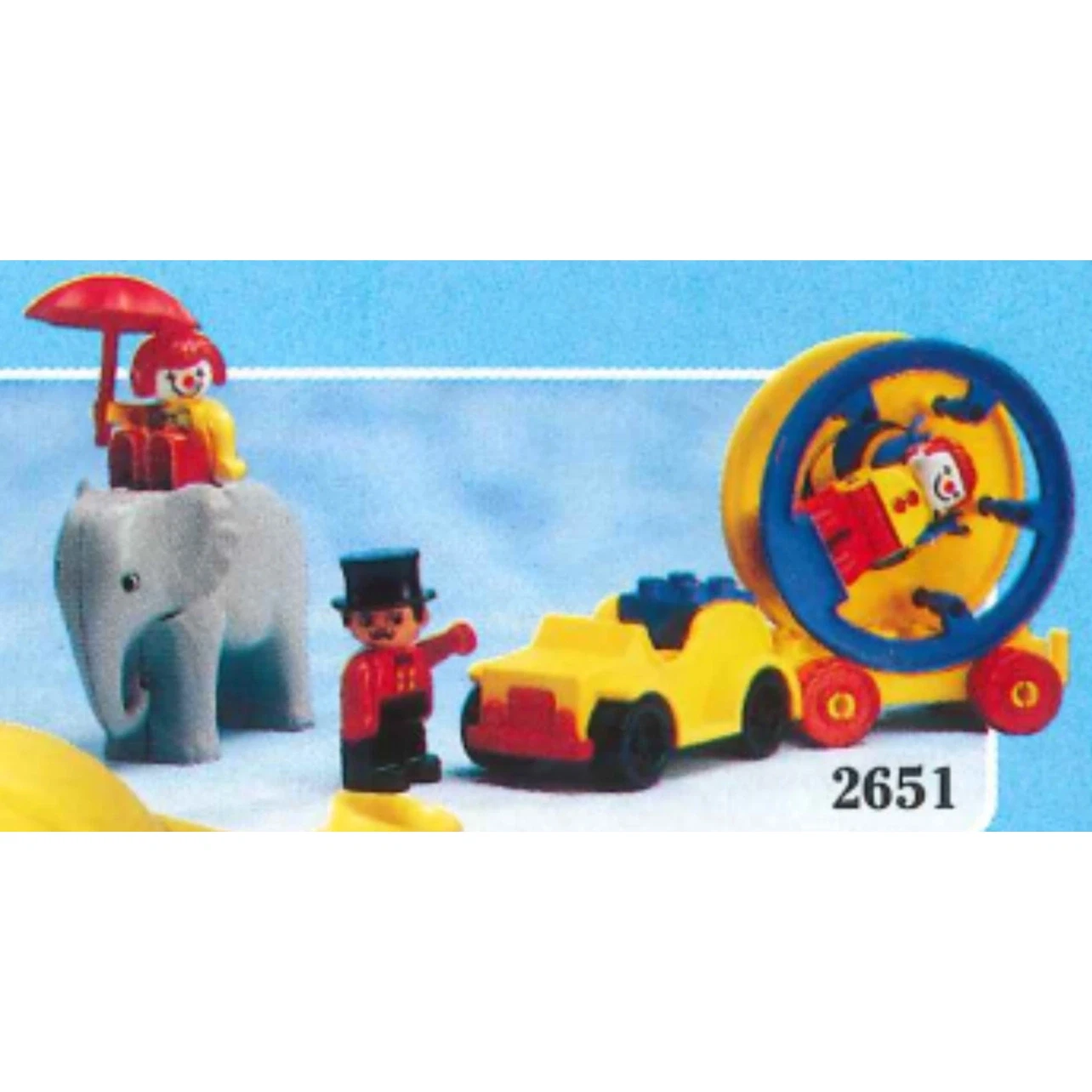 LEGO® DUPLO Circus Artists and Elephant 2651 (1/1) LEGO® DUPLO Circus Artists and Elephant 2651 (1/1)