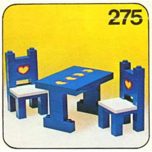LEGO® Homemaker Table and chairs 275 (1/1) LEGO® Homemaker Table and chairs 275 (1/1)