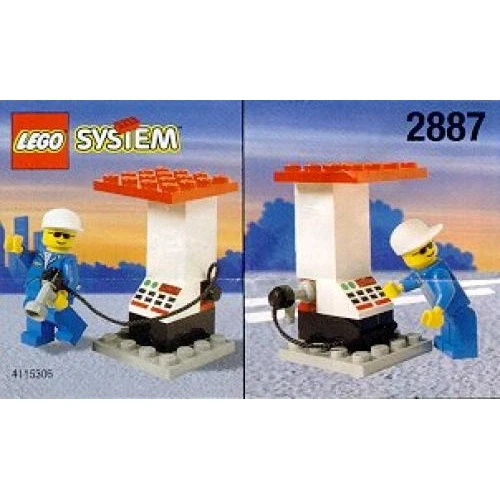 LEGO® Town Petrol Station Attendant and Pump 2887 (1/1) LEGO® Town Petrol Station Attendant and Pump 2887 (1/1)