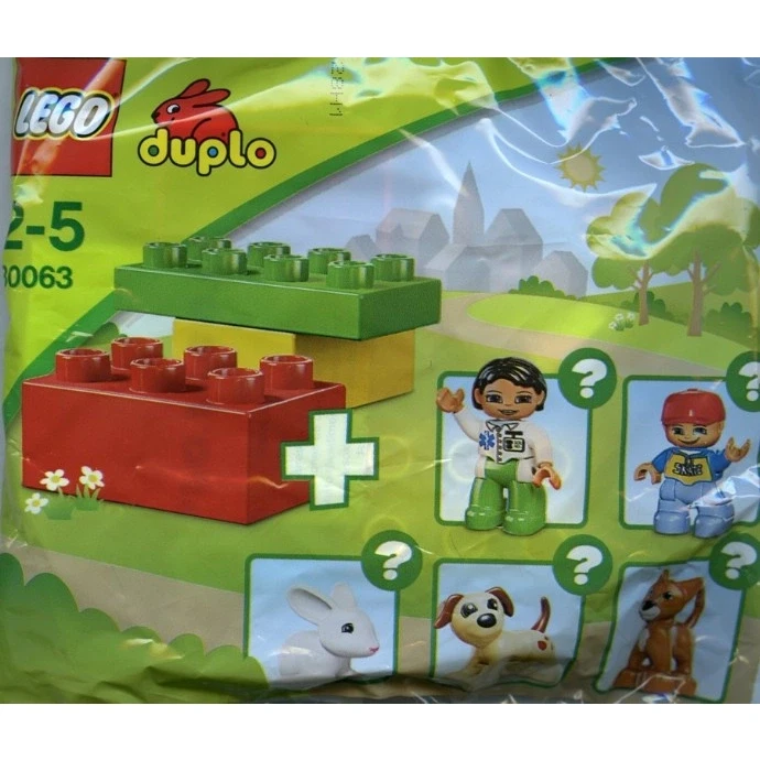 LEGO® DUPLO® Vet {Random Bag} 30063 (1/1) LEGO® DUPLO® Vet {Random Bag} 30063 (1/1)