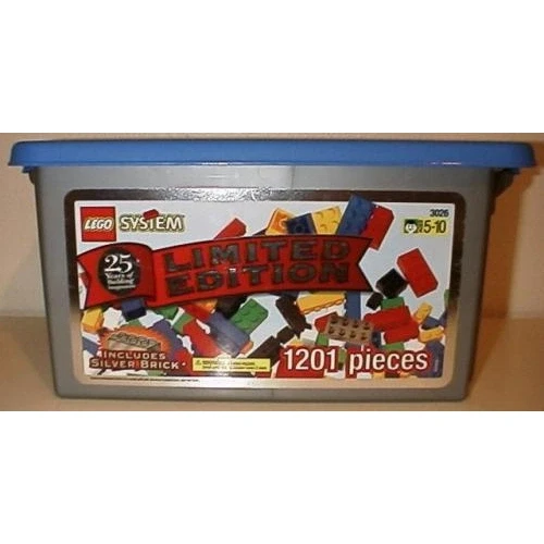 LEGO® Basic Limited Edition Silver Brick Tub 3026 (1/1) LEGO® Basic Limited Edition Silver Brick Tub 3026 (1/1)