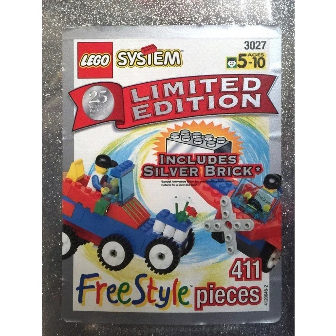 LEGO® Freestyle Limited Edition Silver Freestyle Bucket 3027 (1/1) LEGO® Freestyle Limited Edition Silver Freestyle Bucket 3027 (1/1)