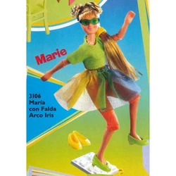 Marie in Rainbow Skirt 3106