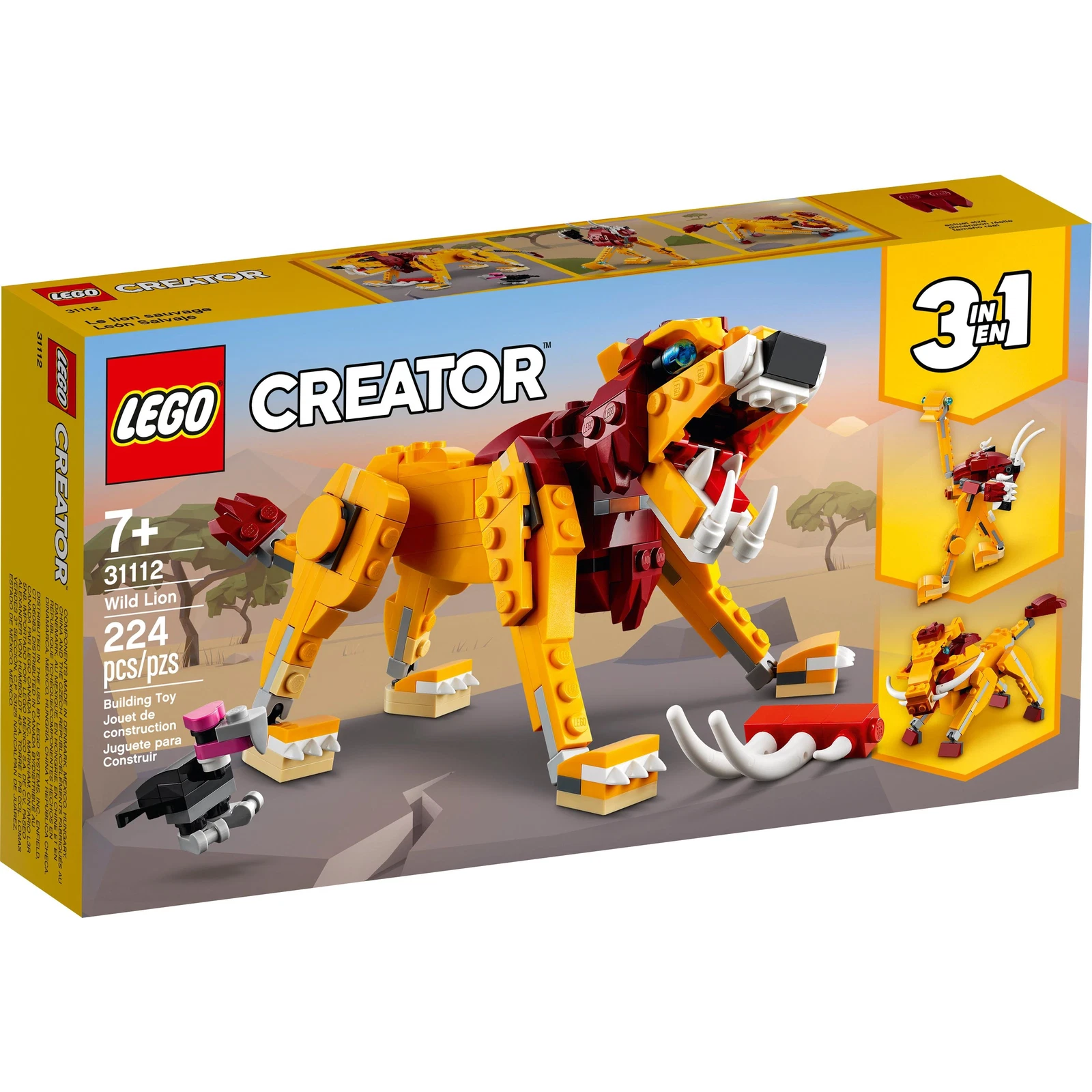 LEGO® Wild Lion 31112 | 🇺🇸 Price Comparison