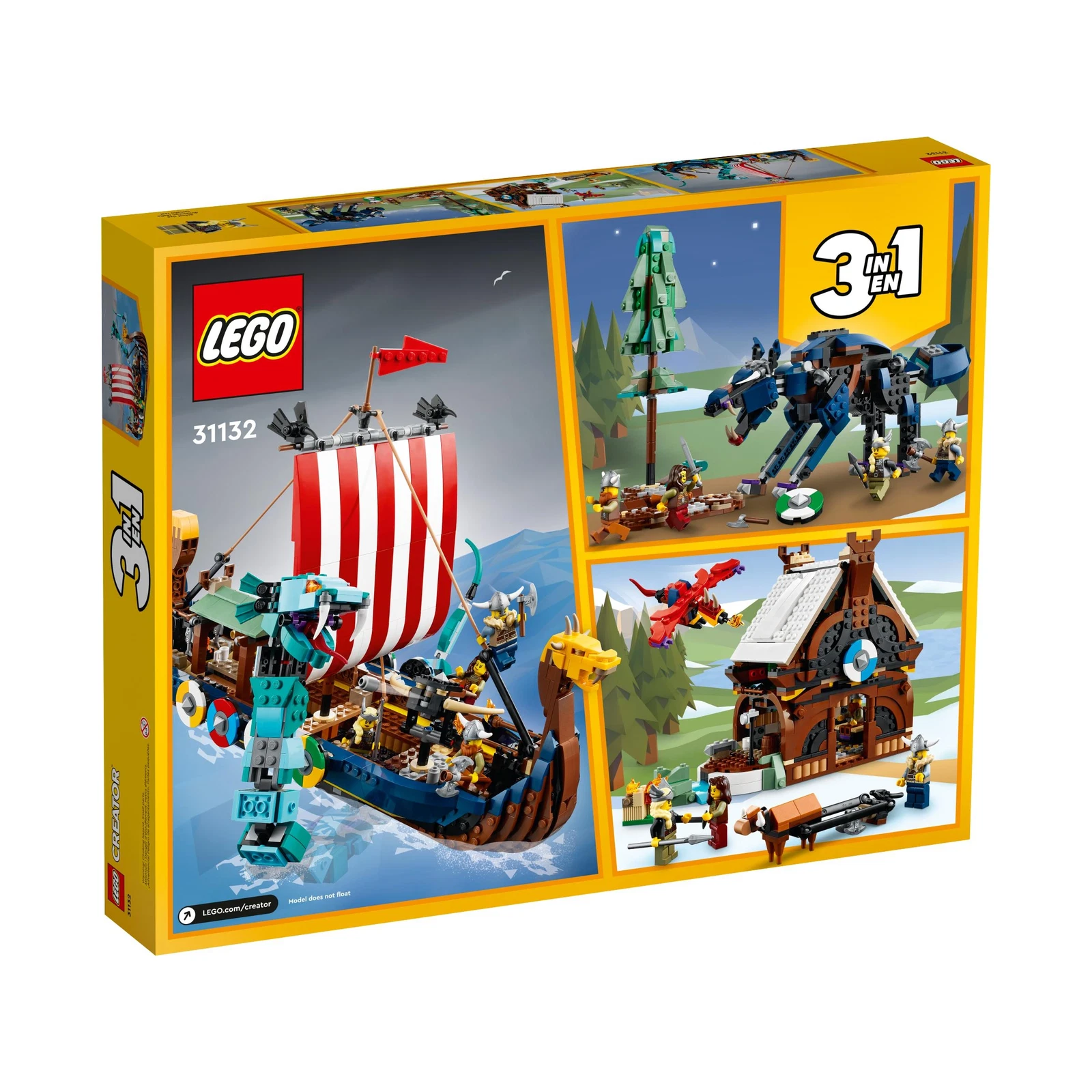LEGO® Viking Ship and the Midgard Serpent 31132 | 🇺🇸 Price