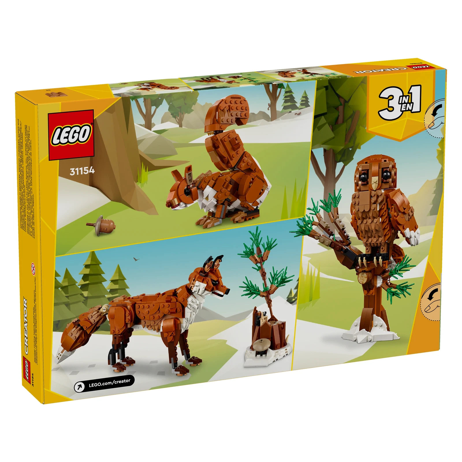 こう② LEGO® Forest Animals: Red Fox 31154 | 🇺🇸 Price Comparison