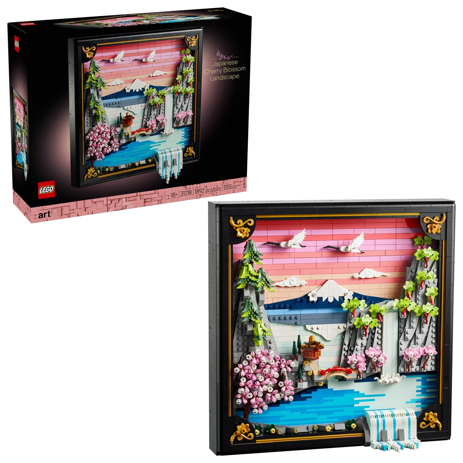 LEGO® Art Japanese Cherry Blossom Landscape 31218 (1/15) LEGO® Art Japanese Cherry Blossom Landscape 31218 (1/15)