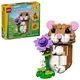 Cute Hamster with a Flower 31376 thumbnail-0