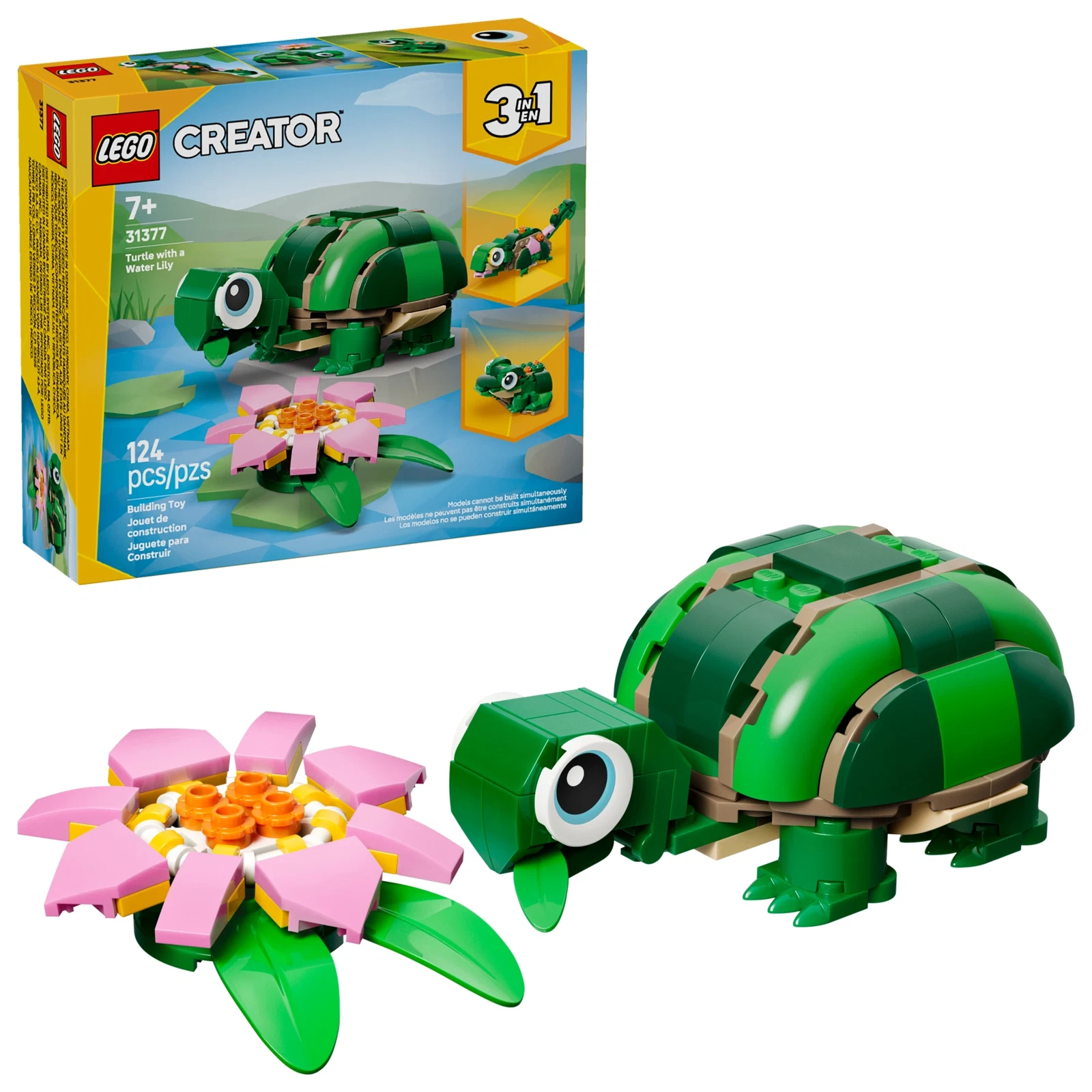 LEGO® Creator Schildkröte mit Seerose 31377 (1/11) LEGO® Creator Schildkröte mit Seerose 31377 (1/11)