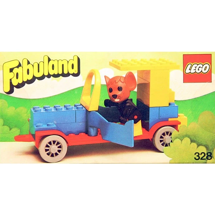 LEGO® Fabuland Michael Mouse and his New Car 328 (1/1) LEGO® Fabuland Michael Mouse and his New Car 328 (1/1)