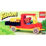 LEGO® Fabuland Bernard Bear and his Delivery Lorry 329 (1/1) LEGO® Fabuland Bernard Bear and his Delivery Lorry 329 (1/1)