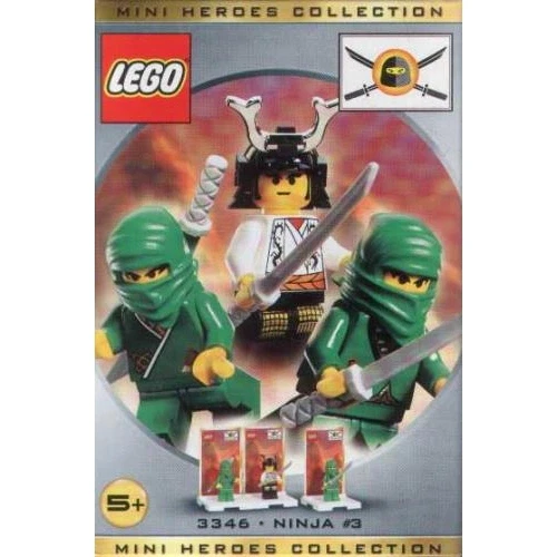 LEGO® Castle Three Minifig Pack - Ninja #3 3346 (1/1) LEGO® Castle Three Minifig Pack - Ninja #3 3346 (1/1)