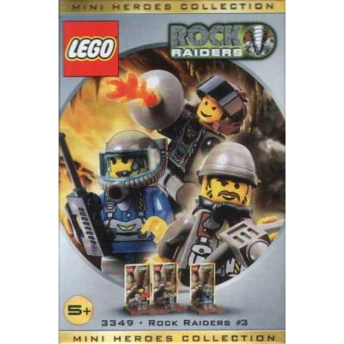 LEGO® Rock Raiders Three Minifig Pack - Rock Raiders #3 3349 (1/1) LEGO® Rock Raiders Three Minifig Pack - Rock Raiders #3 3349 (1/1)