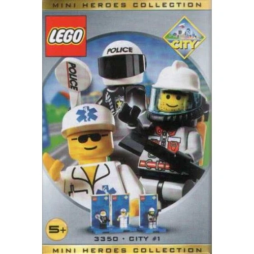 LEGO® Town Three Minifig Pack - City #1 3350 (1/1) LEGO® Town Three Minifig Pack - City #1 3350 (1/1)