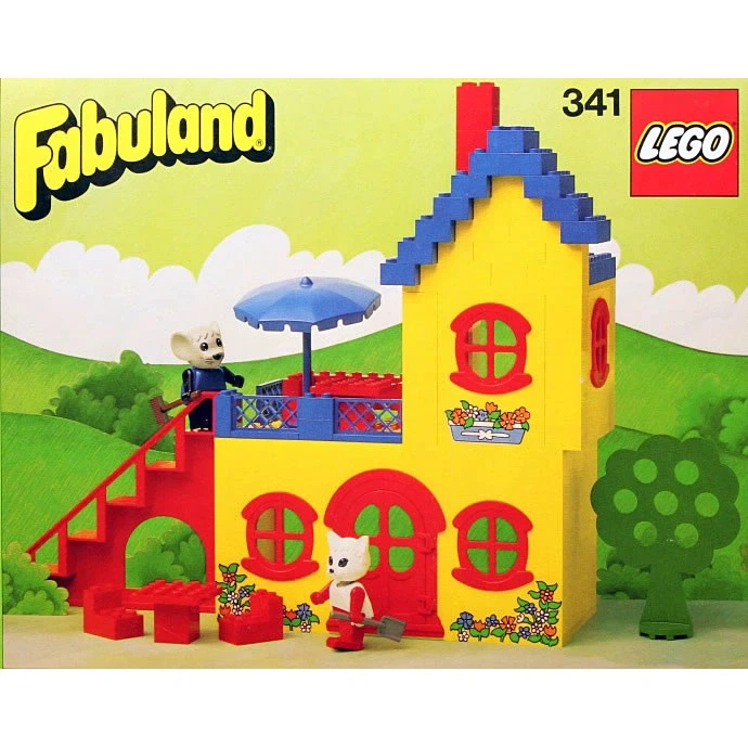 LEGO® Fabuland Catherine Cat's House and Mortimer Mouse 341 (1/1) LEGO® Fabuland Catherine Cat's House and Mortimer Mouse 341 (1/1)