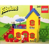 LEGO® Fabuland Catherine Cat's House and Mortimer Mouse 341 (1/1) LEGO® Fabuland Catherine Cat's House and Mortimer Mouse 341 (1/1)