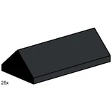 LEGO® Bulk Bricks 2x4 Ridge Roof Tiles Steep Sloped Black 3444 (1/1)