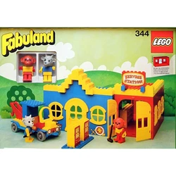 Service Station with Billy Goat and Mike Monkey 344