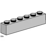 LEGO® Bulk Bricks 1x6 Light Grey Bricks 3474 (1/1)