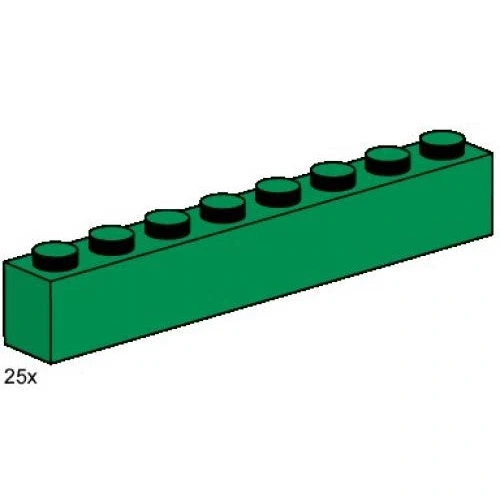 LEGO® Bulk Bricks 1x8 Dark Green Bricks 3481 (1/1) LEGO® Bulk Bricks 1x8 Dark Green Bricks 3481 (1/1)