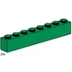 1x8 Dark Green Bricks 3481 thumbnail-0
