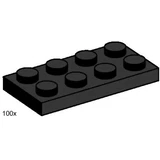 LEGO® Bulk Bricks 2x4 Black Plates 3483 (1/1)