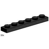 LEGO® Bulk Bricks 1x6 Black Plates 3486 (1/1)