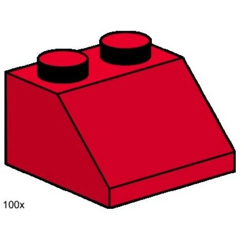 LEGO® Bulk Bricks 2x2 Roof Tiles Steep Sloped Red 3496 (1/1) LEGO® Bulk Bricks 2x2 Roof Tiles Steep Sloped Red 3496 (1/1)