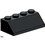 LEGO® Bulk Bricks 2x4 Roof Tiles Steep Sloped Black 3497 (1/1)