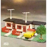 LEGO® Legoland Terrace House with Car and Garage 353 (1/1) LEGO® Legoland Terrace House with Car and Garage 353 (1/1)