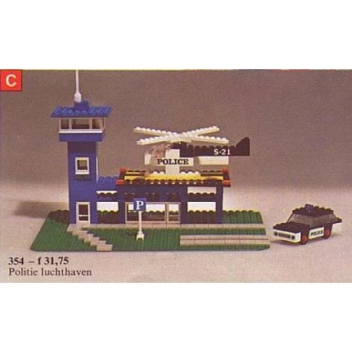 LEGO® Legoland Police Heliport 354 (1/1) LEGO® Legoland Police Heliport 354 (1/1)