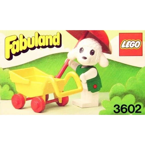 LEGO® Fabuland Pram - Lisa Lamb Goes Walking 3602 (1/1) LEGO® Fabuland Pram - Lisa Lamb Goes Walking 3602 (1/1)