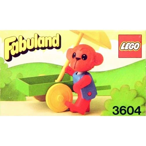 LEGO® Fabuland Mark Monkey with his Fruit Stall 3604 (1/1) LEGO® Fabuland Mark Monkey with his Fruit Stall 3604 (1/1)