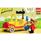 LEGO® Fabuland Roger Racoon and his Sports Car 3626 (1/1) LEGO® Fabuland Roger Racoon and his Sports Car 3626 (1/1)