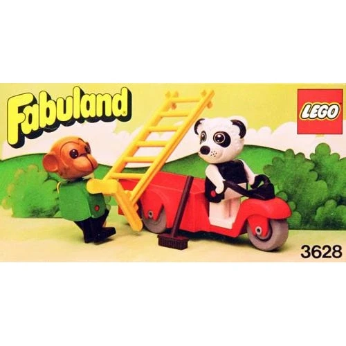 LEGO® Fabuland Perry Panda and Chester Chimp 3628 (1/1) LEGO® Fabuland Perry Panda and Chester Chimp 3628 (1/1)