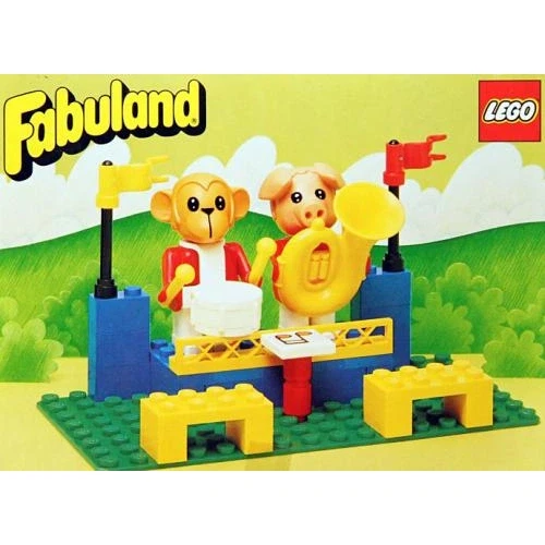 LEGO® Fabuland The Fabuland Big Band Peter Pig and Gabriel Gorilla 3631 (1/1) LEGO® Fabuland The Fabuland Big Band Peter Pig and Gabriel Gorilla 3631 (1/1)