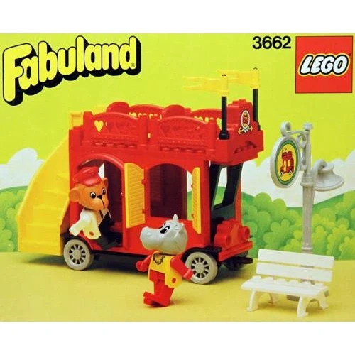 LEGO® Fabuland Double-Decker Bus 3662 (1/1) LEGO® Fabuland Double-Decker Bus 3662 (1/1)